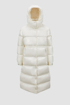 Cavettaz Long Down Jacket – the long puffer is crafted from nylon laqué, an instantly recognizable brand – LUX VERSE Luxury Designer Fashion Outlet