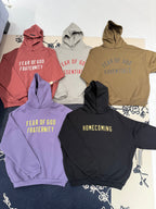 Pinker Baumwoll-Pullover mit Brustaufdruck – Herren