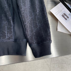Schwarze Baumwolljacke mit Reißverschluss – Herren