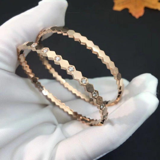 BEE LOVE SILVER DIAMOND BRACELET - LUX VERSE - Luxury designer fashion outlet