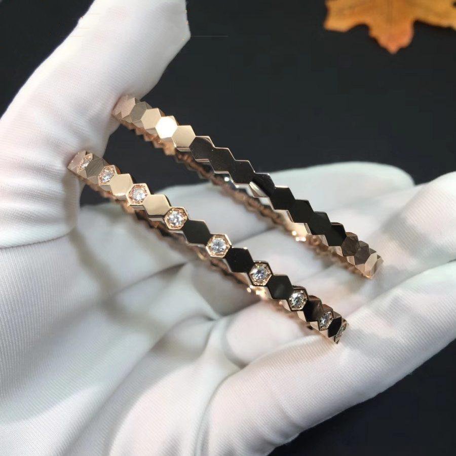 Bee Love Rose Gold Diamond Bracelet – LUX VERSE Luxury Designer Fashion Outlet