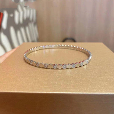 BEE LOVE SILVER DIAMOND BRACELET - LUX VERSE - Luxury designer fashion outlet