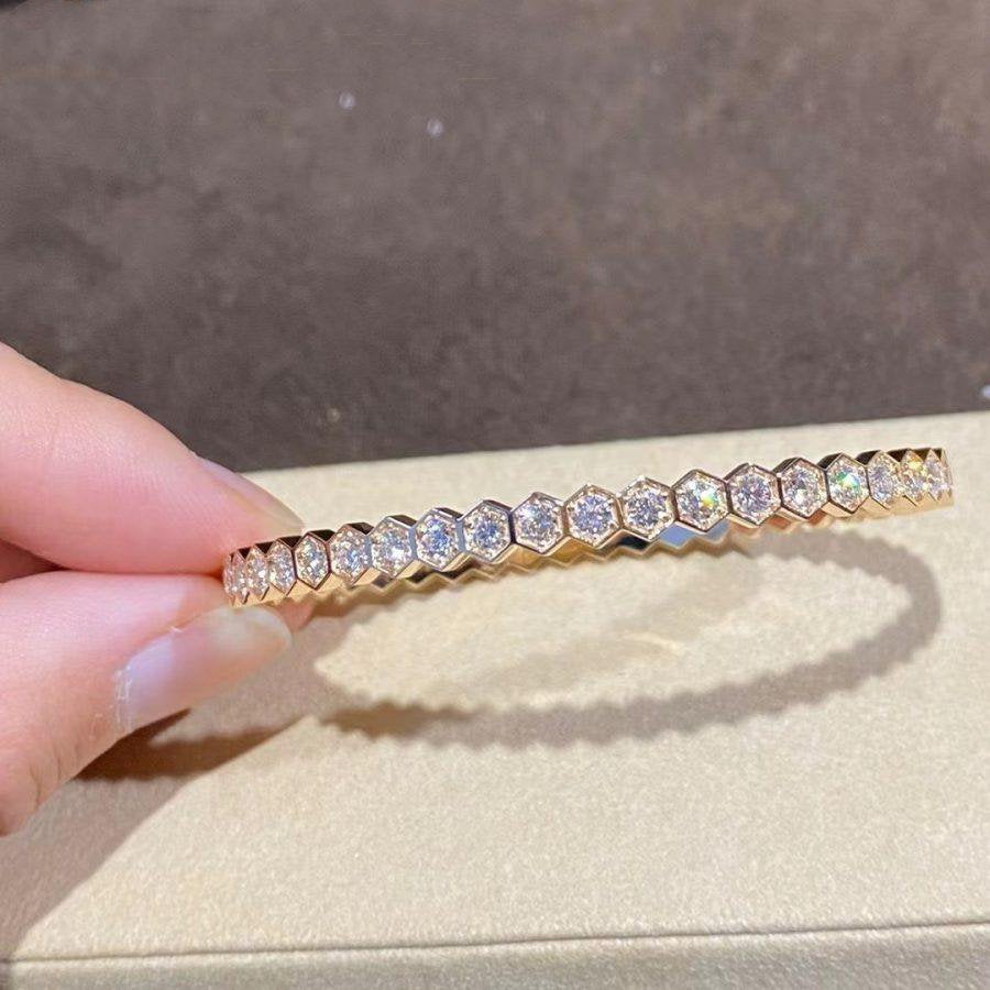 Bee Love Gold Bracelet Full Diamond – LUX VERSE Luxury Designer Fashion Outlet