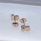 Bee Love Rose Gold Diamond Earrings – LUX VERSE Luxury Designer Fashion Outlet