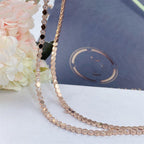 Bee Love Necklace Rose Gold Diamond – LUX VERSE Luxury Designer Fashion Outlet