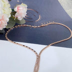 Bee Love Necklace Rose Gold Diamond – LUX VERSE Luxury Designer Fashion Outlet