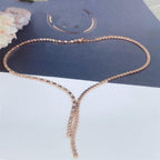 Bee Love Necklace Rose Gold Diamond – LUX VERSE Luxury Designer Fashion Outlet