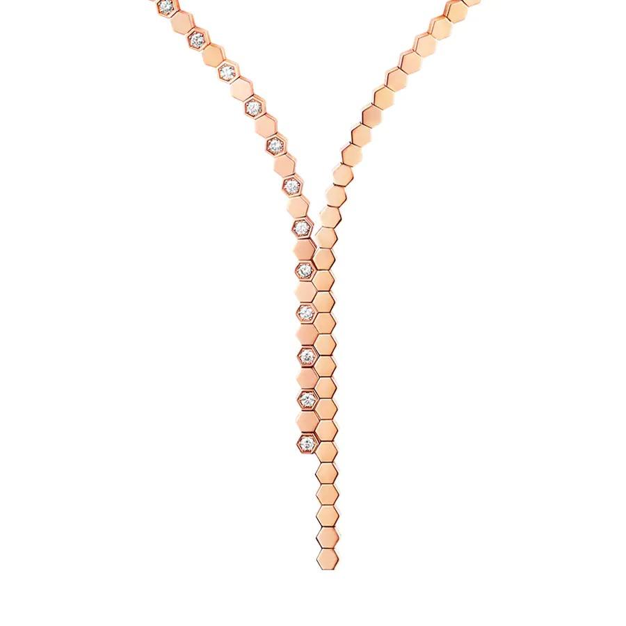Bee Love Necklace Rose Gold Diamond – LUX VERSE Luxury Designer Fashion Outlet