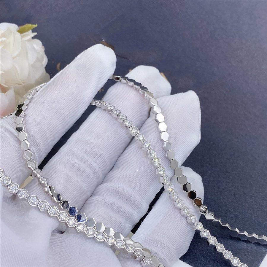 Bee Love Silver Diamond Necklace – LUX VERSE Luxury Designer Fashion Outlet