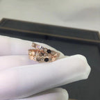 Bee Love Ring Rose Gold Diamond – LUX VERSE Luxury Designer Fashion Outlet