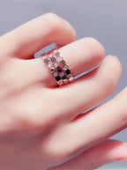 Bee Love Ring Rose Gold Diamond – LUX VERSE Luxury Designer Fashion Outlet