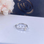 Bee Love Ring Silver 1 Diamond – LUX VERSE Luxury Designer Fashion Outlet