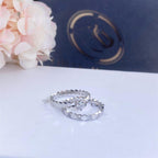 Bee Love Ring Silver 1 Diamond – LUX VERSE Luxury Designer Fashion Outlet