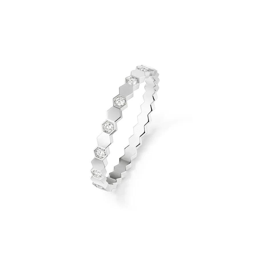 Bee Love Ring Silver Diamond – LUX VERSE Luxury Designer Fashion Outlet