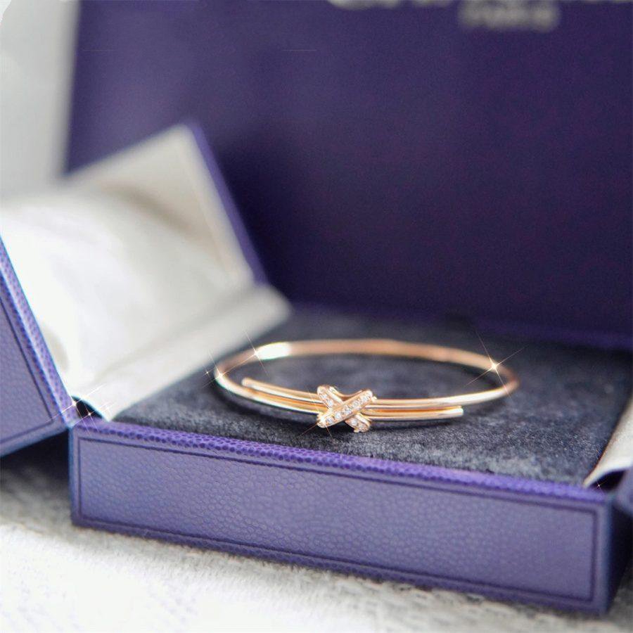 Jeux De Bracelet Rose Gold Diamonds – LUX VERSE Luxury Designer Fashion Outlet