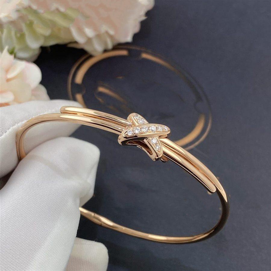 Jeux De Bracelet Rose Gold Diamonds – LUX VERSE Luxury Designer Fashion Outlet
