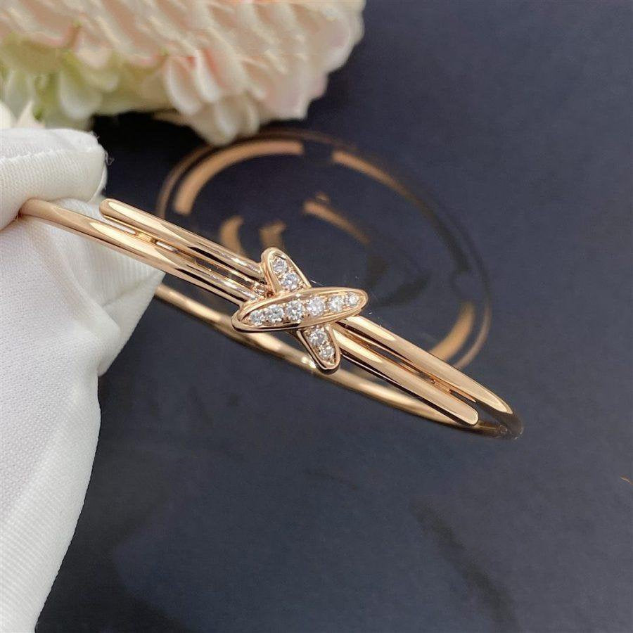 Jeux De Bracelet Rose Gold Diamonds – LUX VERSE Luxury Designer Fashion Outlet