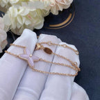 Jeux Bracelet Pink Mop Rose Gold 1 Diamond – LUX VERSE Luxury Designer Fashion Outlet