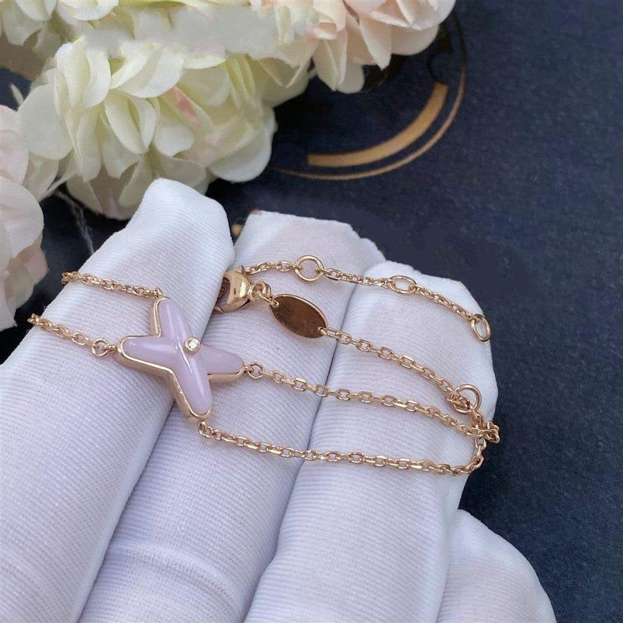 Jeux Bracelet Pink Mop Rose Gold 1 Diamond – LUX VERSE Luxury Designer Fashion Outlet