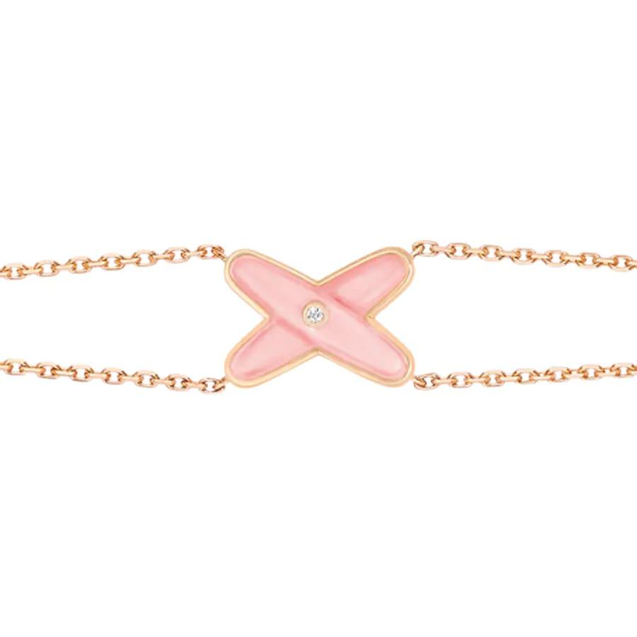 Jeux Bracelet Pink Mop Rose Gold 1 Diamond – LUX VERSE Luxury Designer Fashion Outlet