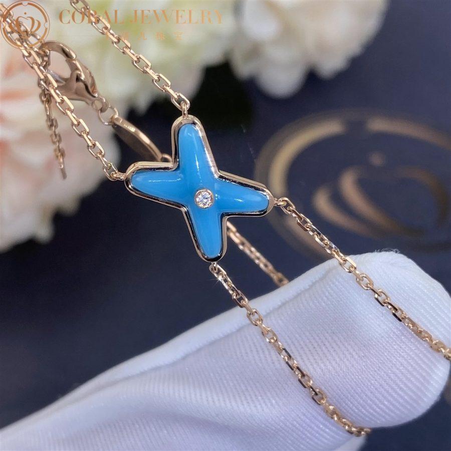 Jeux Bracelet Turquoise Rose Gold 1 Diamond – LUX VERSE Luxury Designer Fashion Outlet