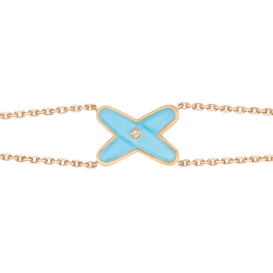 Jeux Bracelet Turquoise Rose Gold 1 Diamond – LUX VERSE Luxury Designer Fashion Outlet