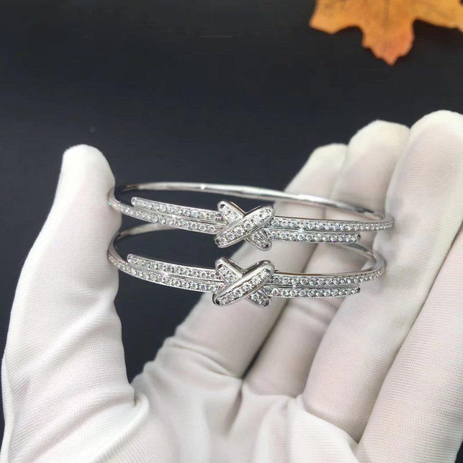 Jeux De Bracelet Diamonds Silver – LUX VERSE Luxury Designer Fashion Outlet