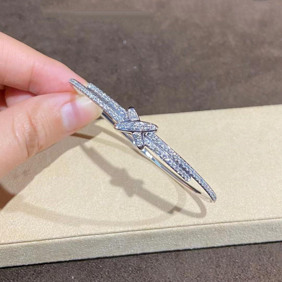 Jeux De Bracelet Diamonds Silver – LUX VERSE Luxury Designer Fashion Outlet