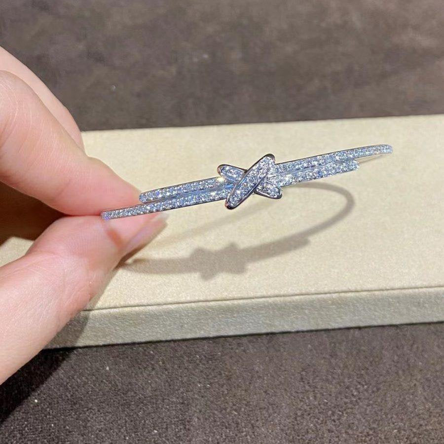 Jeux De Bracelet Diamonds Silver – LUX VERSE Luxury Designer Fashion Outlet