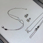 Jeux Bracelet White Mop Silver 1 Diamond – LUX VERSE Luxury Designer Fashion Outlet