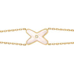 Jeux Bracelet White Mop Gold 1 Diamond – LUX VERSE Luxury Designer Fashion Outlet