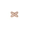 JEUX DE ROSE GOLD DIAMOND EARRINGS