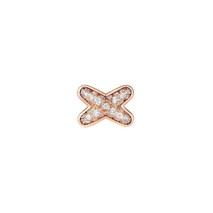Jeux De Rose Gold Diamond Earrings – LUX VERSE Luxury Designer Fashion Outlet