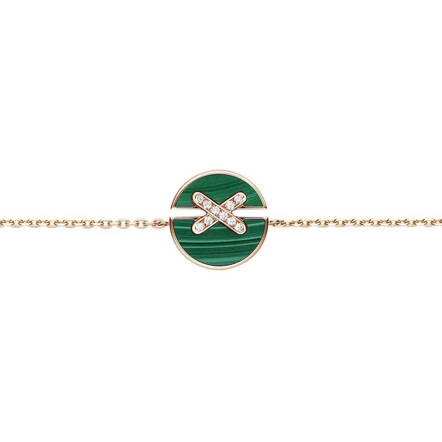 Jeux De Bracelet Malachite Rose Gold Diamonds – LUX VERSE Luxury Designer Fashion Outlet