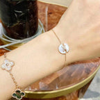 Jeux De Bracelet Mop Rose Gold Diamonds – LUX VERSE Luxury Designer Fashion Outlet