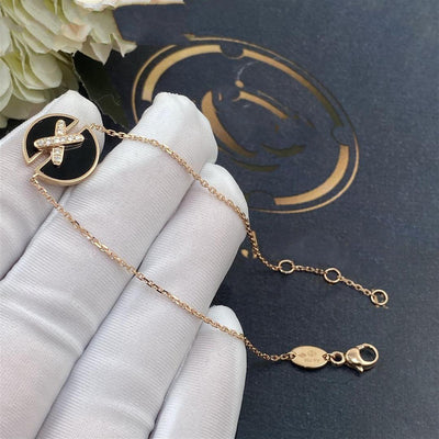 JEUX DE BRACELET ONYX ROSE GOLD DIAMOND - LUX VERSE - Luxury designer fashion outlet