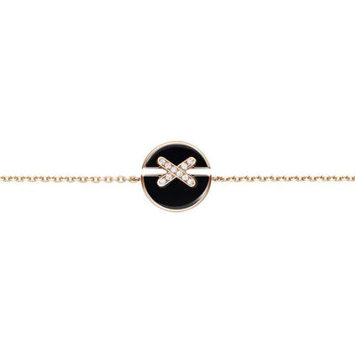 JEUX DE BRACELET ONYX ROSE GOLD DIAMOND - LUX VERSE - Luxury designer fashion outlet