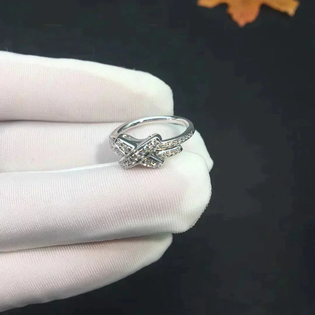 Jeux De Silver Diamond Ring – LUX VERSE Luxury Designer Fashion Outlet