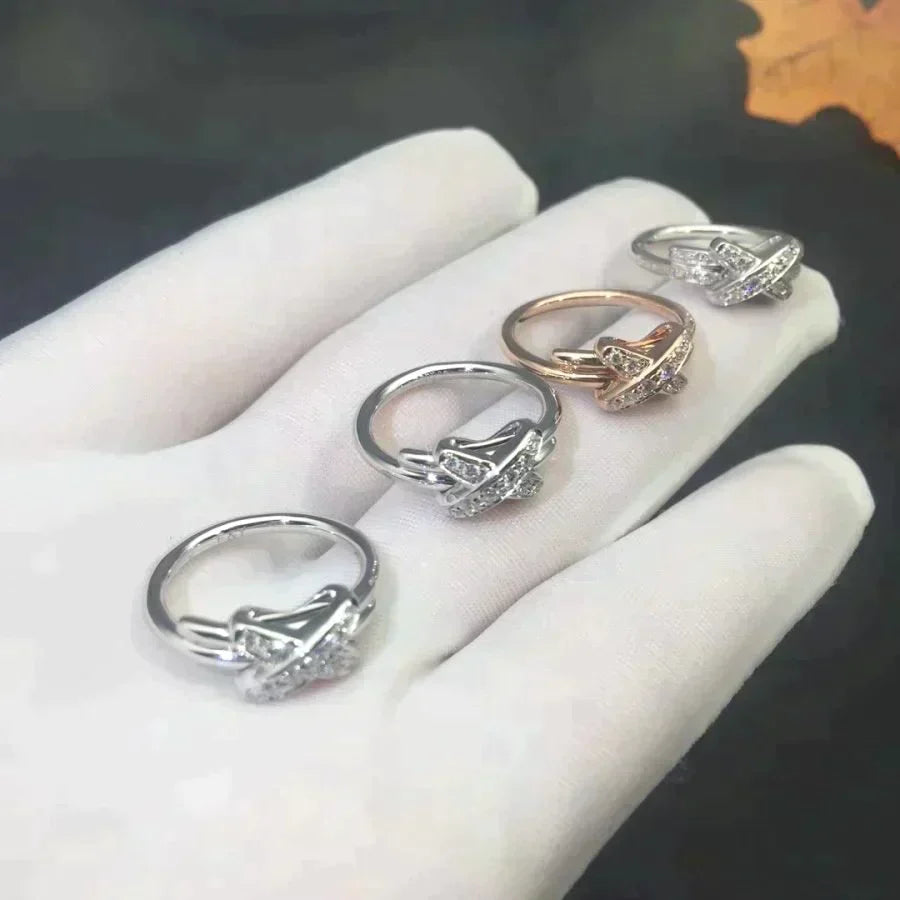 Jeux De Silver Diamond Ring – LUX VERSE Luxury Designer Fashion Outlet