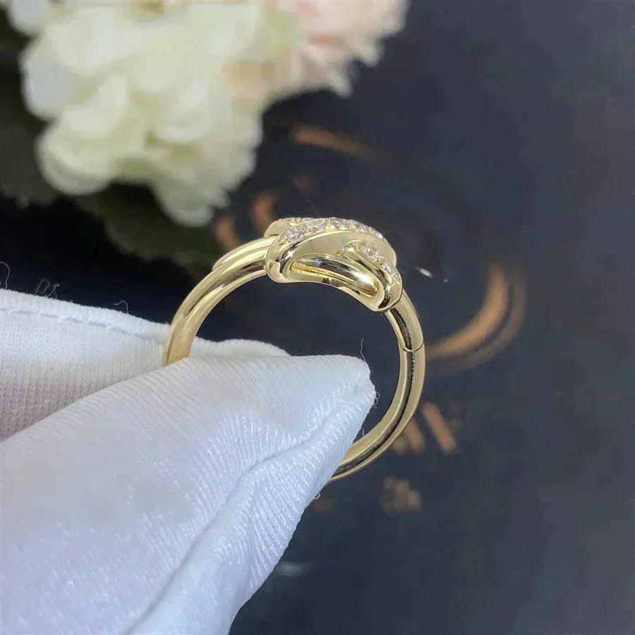 Jeux De Gold Diamond Ring – LUX VERSE Luxury Designer Fashion Outlet