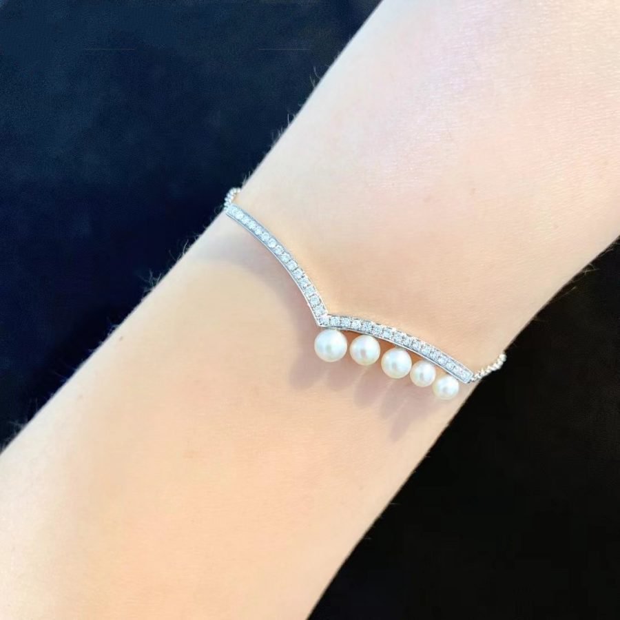 Josephine Bracelet Silver Diamonds – LUX VERSE Luxury Designer Fashion Outlet