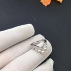 Josephine Ring Silver Diamond – LUX VERSE Luxury Designer Fashion Outlet