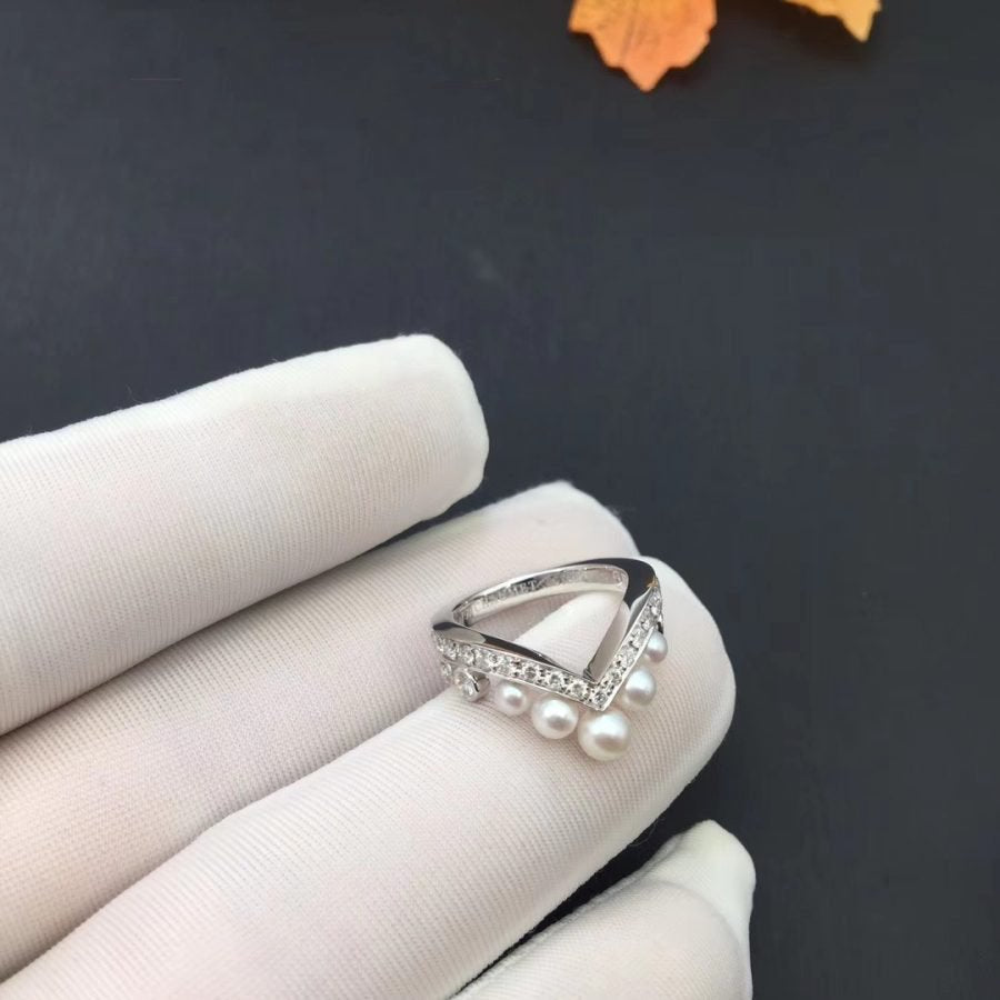 Josephine Ring Silver Diamond – LUX VERSE Luxury Designer Fashion Outlet