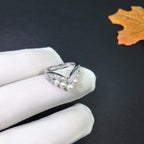 Josephine Ring Silver Diamond – LUX VERSE Luxury Designer Fashion Outlet