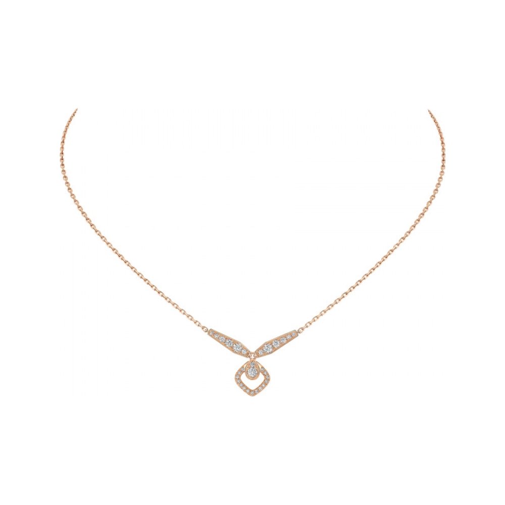 Josephine Gold Diamond Necklace – LUX VERSE Luxury Designer Fashion Outlet