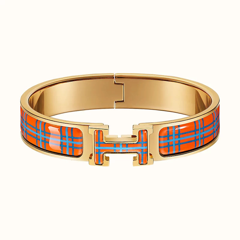 H Tartan Bracelet 12mm – LUX VERSE Luxury Designer Fashion Outlet