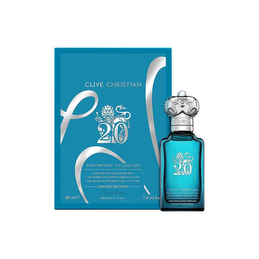 Clive Christian 20th Anniversary Masculine 1.6 oz. Eau De Perfume – capturing the history, creativity and craftsmanship of the perfume house the limited – LUX VERSE Luxury Designer Fashion Outlet