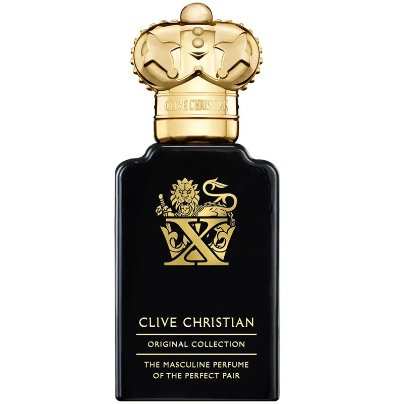 Clive Christian X 1.7 oz Parfum for men – the commanding character of this masculine perfume can be attributed to dry, smoky – LUX VERSE Luxury Designer Fashion Outlet