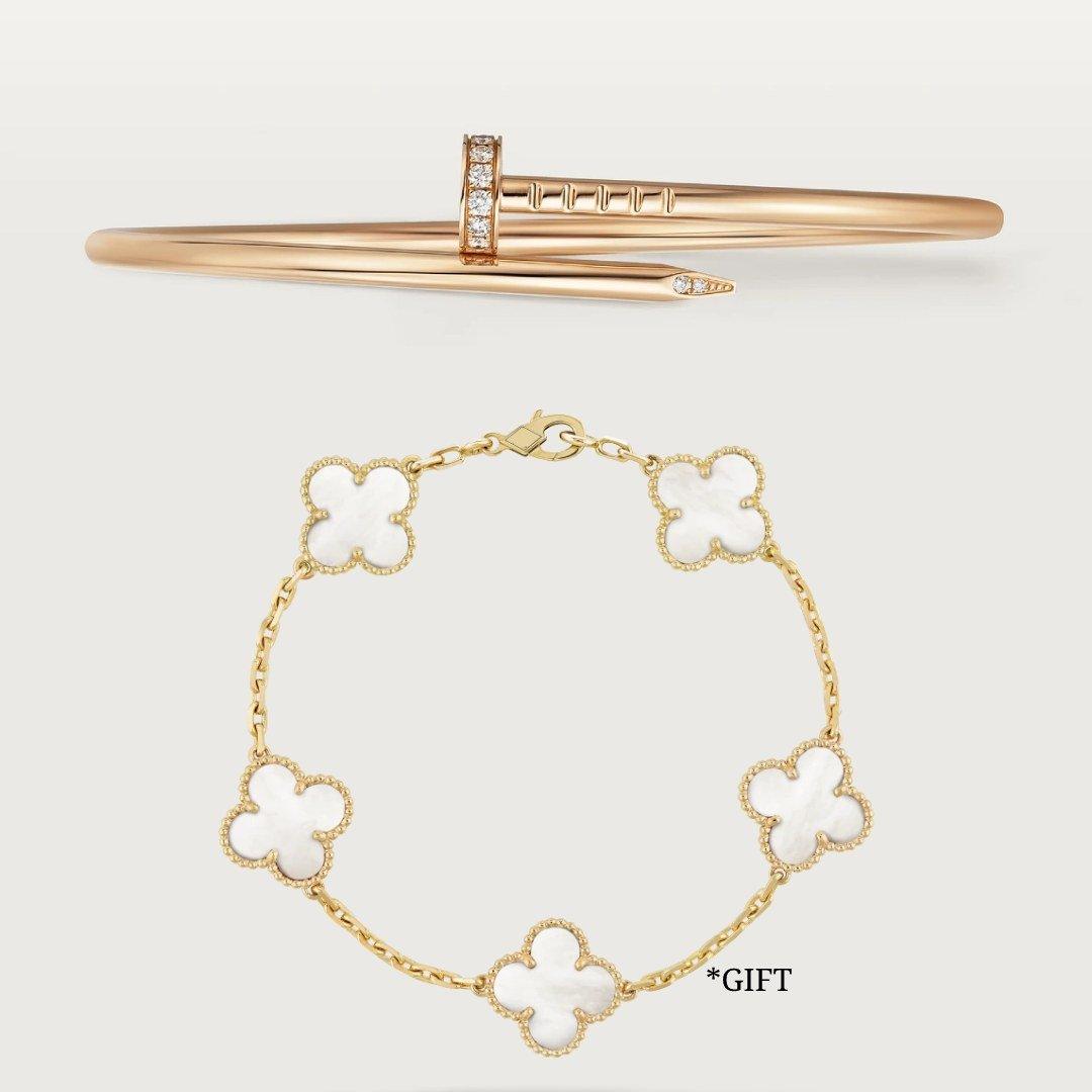 Clove Bracelet - Gift Alhambra Bracelet – inner diameter: 14.2 mm – LUX VERSE Luxury Designer Fashion Outlet