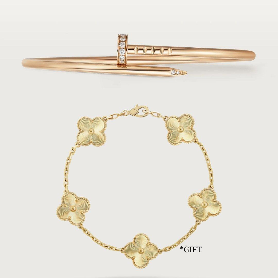 Clove Bracelet - Gift Alhambra Bracelet – inner diameter: 14.2 mm – LUX VERSE Luxury Designer Fashion Outlet